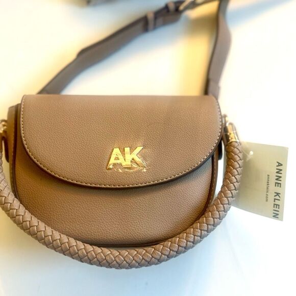 Anne Klein crossbody bag, in truffle - Picture 2 of 6